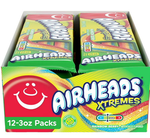 Airhead Belt's Extreme Rainbow berry
