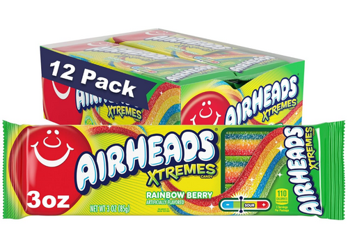 Airhead Belt's Extreme Rainbow berry